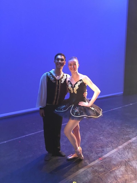 Paquita cast backstage